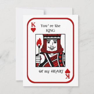 King of My Heart Flat Holiday Card