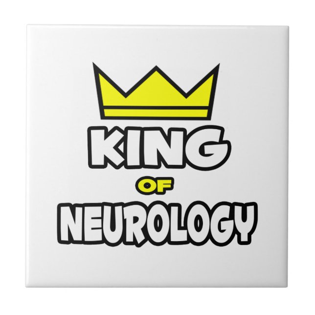 King of Neurology Ceramic Tile (Front)