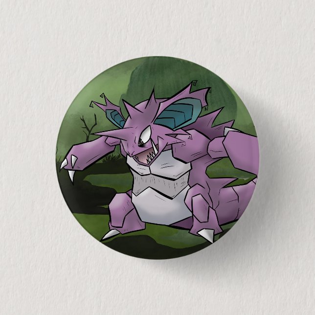 King of Nidos 3 Cm Round Badge (Front)