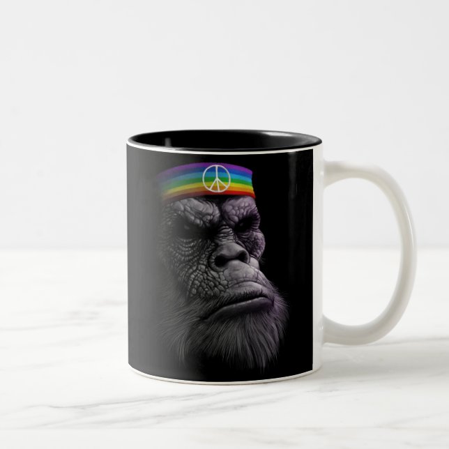King of Peace Two-Tone Coffee Mug (Right)