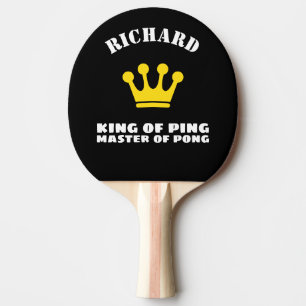 King of Ping Master of Pong Paddle