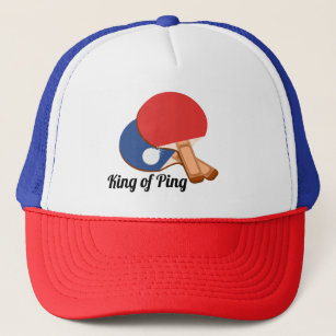 King of Ping, ping pong, table tennis, Trucker Hat