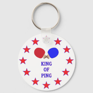 King of Ping Pong Key Ring
