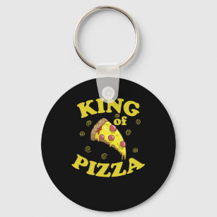 King of Pizza Fast food Steinofen Käse Key Ring