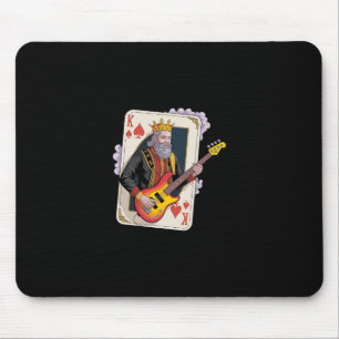 King Of Poker Strings – Guitar Playing Card  Mouse Pad