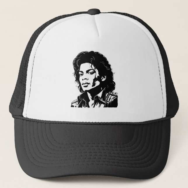 King of Pop Trucker Hat (Front)