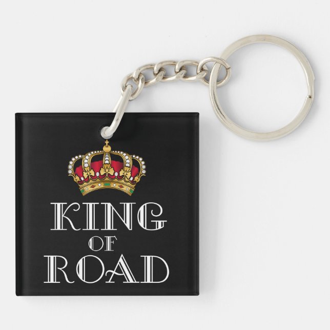 King of road key ring (Back)