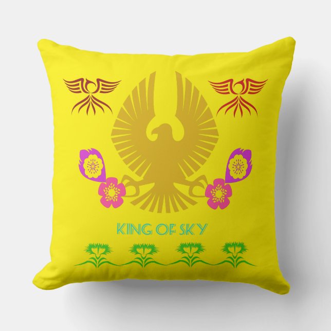 king of sky cushion (Front)