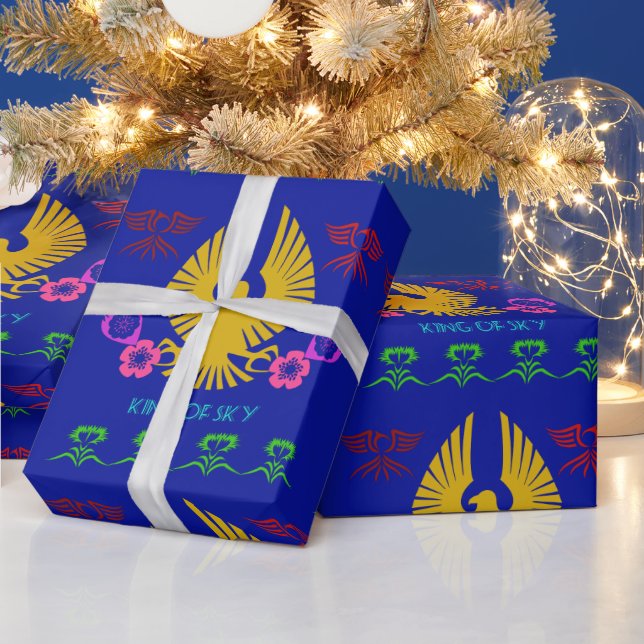 king of sky wrapping paper (Holidays)