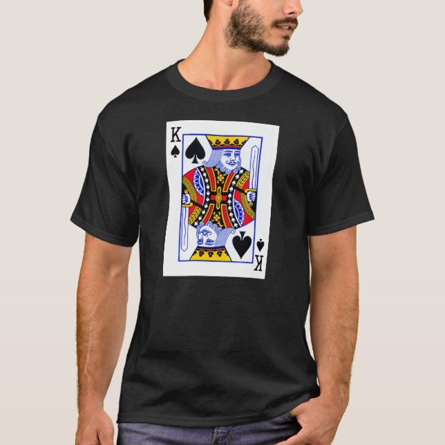 King of Spades Black T-Shirt (Front)