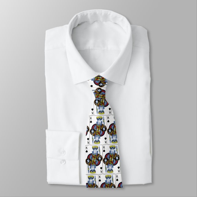 king of spades card tie (Tied)