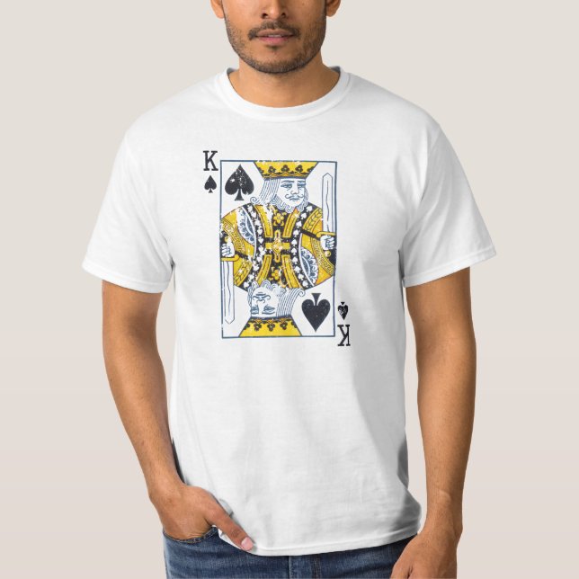 King of spades distressed vintage style T-Shirt (Front)