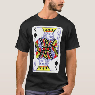 King Of Spades Playing Cards Halloween Costume Cas T-Shirt