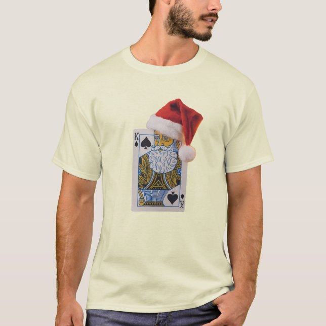 King of Spades Santa. T-Shirt (Front)