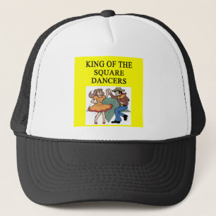 king of square dancing trucker hat