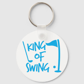 King of SWING! golf ball and golf club Key Ring