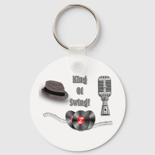 King Of Swing Key Ring (Front)