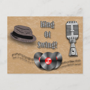 King Of Swing Postcard