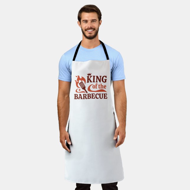 King Of The Barbecue Apron (Worn)