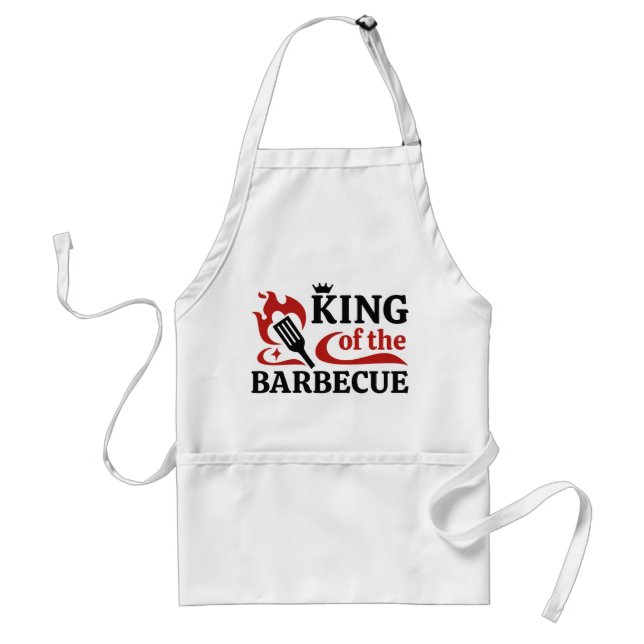 King Of The Barbecue Standard Apron (Front)