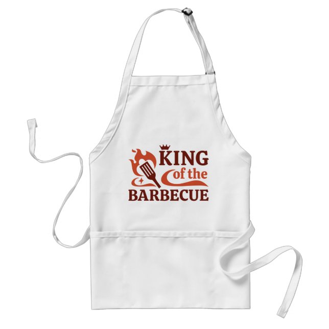 King Of The Barbecue Standard Apron (Front)