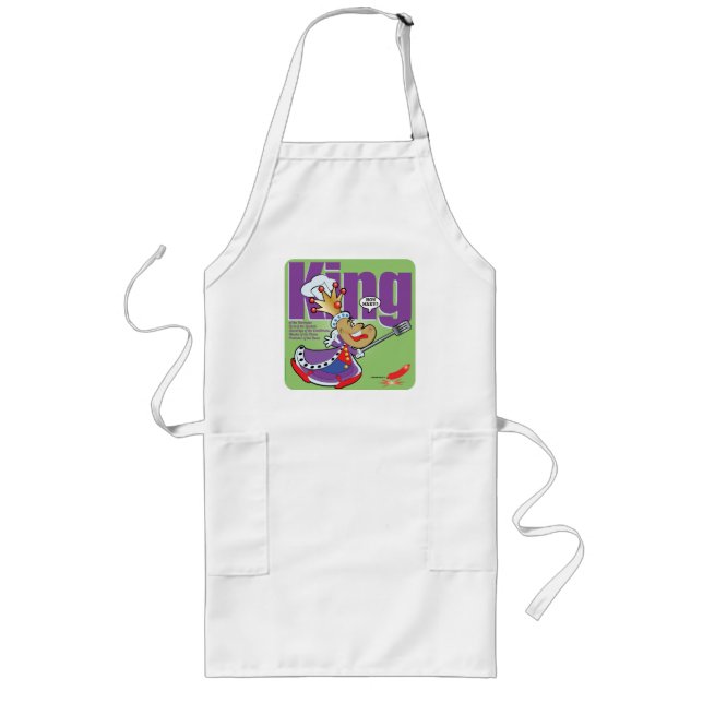 King of the Barbeque Long Apron (Front)