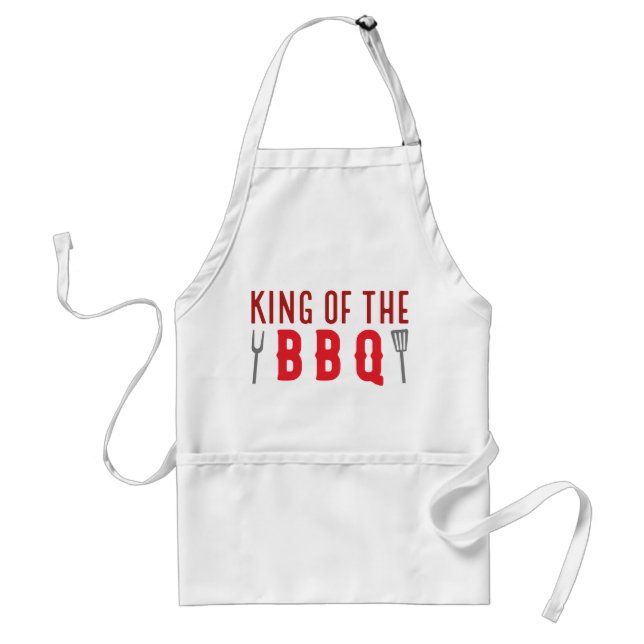 King Of The BBQ Standard Apron (Front)
