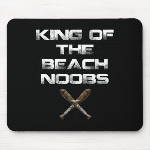 King Of The Beach Noobs Video Game Shirt Mouse Pad