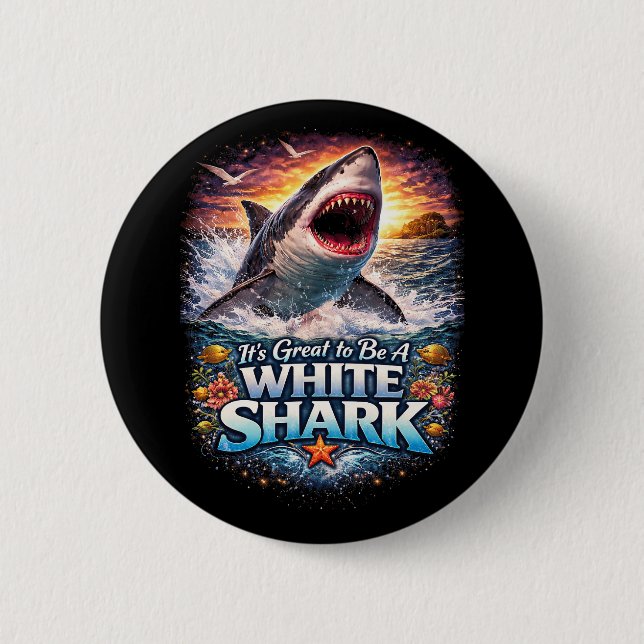 King of the Blue Deep 6 Cm Round Badge (Front)