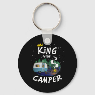 King Of The Camper Camping Travel Gift For Men Key Ring