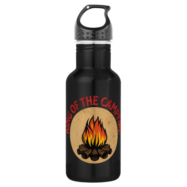 King Of The Campfire  532 Ml Water Bottle (Front)