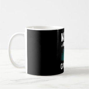 King of the campfire happy hiking cousin camp coffee mug