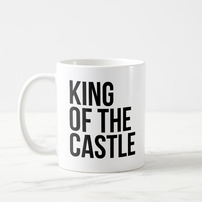 King Of The Castle Coffee Mug (Left)