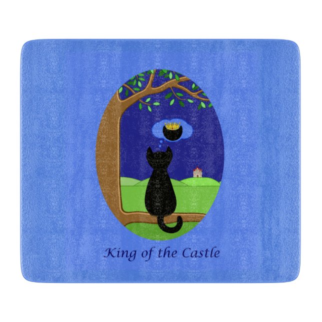 King of the Castle Cutting Board (Front)