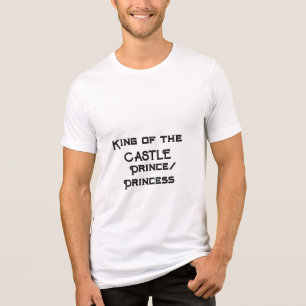 King of the Castle & Prince/Princess Matching Tri-Blend Shirt