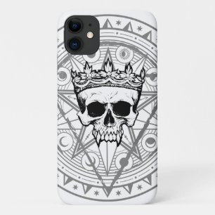 King of the Dead: Dark Royal Vampire Sigil White iPhone 11 Case