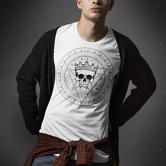 King of the Dead: Dark Royal Vampire Sigil White T-Shirt (Creator Uploaded)