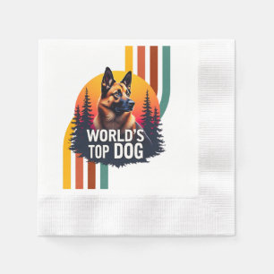 King of the Dogs Napkin