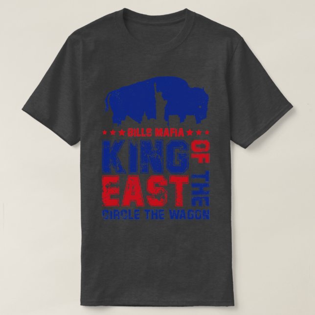 King of the East Bills Mafia New York T-Shirt (Design Front)