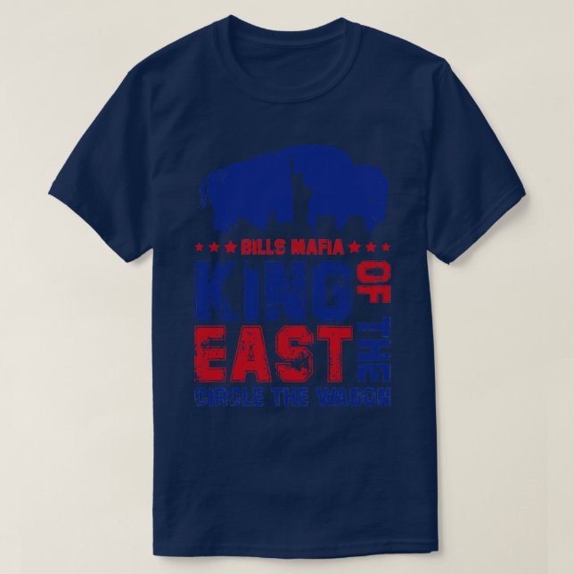 King of the East Bills Mafia New York T-Shirt (Design Front)