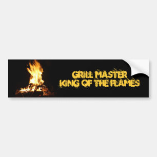 King of the Flames Bumper Sticker