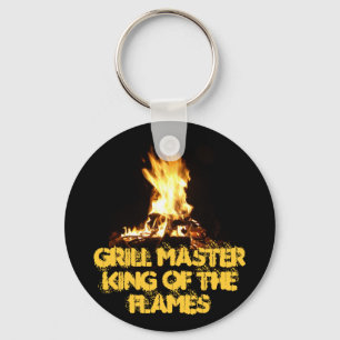 King of the Flames Key Ring