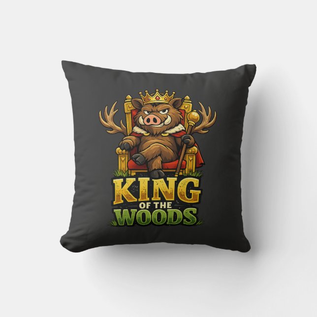 King of the Forest Cushion (Front)