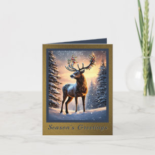 King of the Forest Holiday Card