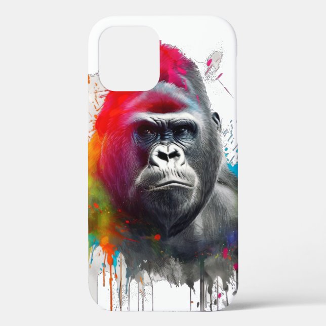 King of the Forest: Majestic Gorila Espald Case-Mate iPhone Case (Back)
