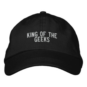 King of the Geeks Embroidered Hat