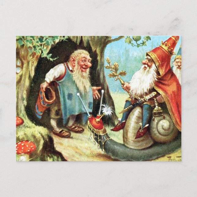 King of the Gnomes Postcard (Front)