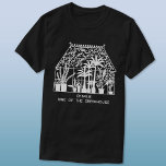 King of the Greenhouse Personalised Gardening T-Shirt<br><div class="desc">A vintage greenhouse full of fabulous plants,  with text saying King of the Greenhouse.  Change the name to personalise.  Perfect for your favourite gardener.  Original art by Nic Squirrell.</div>