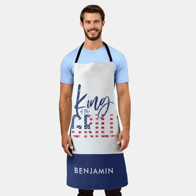 King of the grill apron (Worn)
