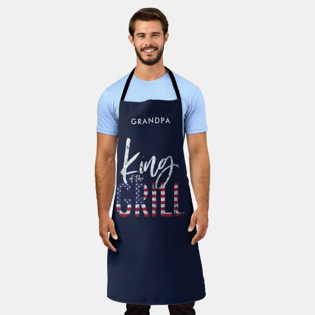 King of the grill apron (Worn)